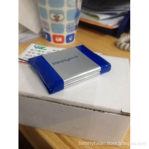 Lithium Polymer Battery, GSP524760-3.7V 3,000mAh for GPS Navigator, UN/UL-certified, Rechargeable